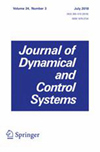 JOURNAL OF DYNAMICAL AND CONTROL SYSTEMS杂志封面